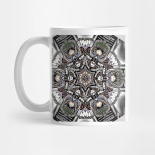 Kaleidoscope with butterflies Mug